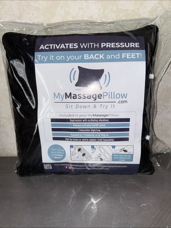 My Massage Pillow.com Other - Pressure-Activated Black Massage Pillow
